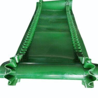 주문 초록색 2 플라이 기울기 컨베이어 벨트 1200mm 대역폭 online manufacture
