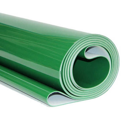 PVC 열에 저항하는 가벼운 컨베이어 벨트 오염이 없는 5 층 길이 20000mm